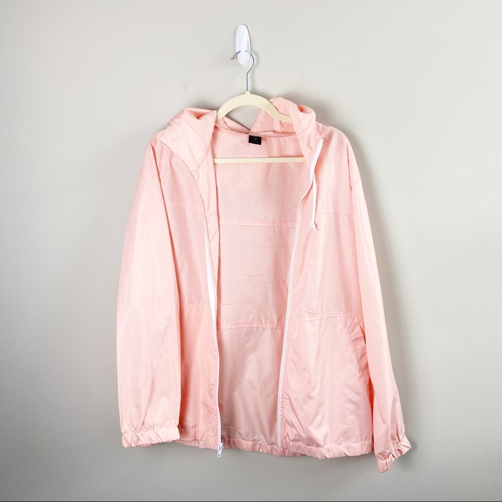 Zine Zumiez Light Pink Rain Jacket